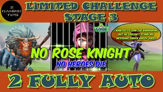 Barbarian Limited Challenge Stage 3  Barbaric Journey Fully Auto Teams without Rose Knight Part 5 [upl. by Conte]