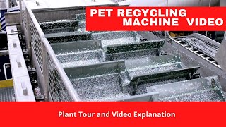 PET Bottle Recycling Process Video from Factory  PET Washing Line [upl. by Ymiaj586]