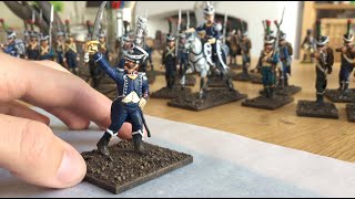 HaT 132 French Light Infantry Chasseurs WIP basing [upl. by Brandise]