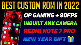 Best Custom Rom For Gaming In 2022  Smooth  90fps  Best Custom Rom  Redmi Note 7  7s  Pro 🔥 [upl. by Sukin]