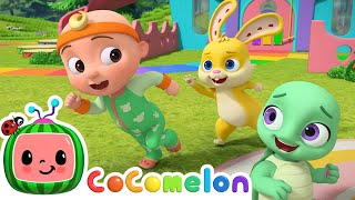 Duck Duck Goose  CoComelon Animal Time  Animals for Kids [upl. by Ahsennek]