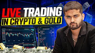 LIVE TRADING amp ANALYSIS FOR CRYPTO amp GOLD [upl. by Sheelah782]