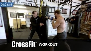 Kettlebells and Strikes workout with George Ryan and Greg Amundson [upl. by Shaw]