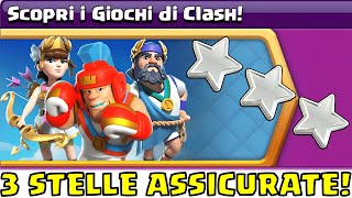 ⭐ COME FARE 3 STELLE NELLA SFIDA quotSCOPRI I GIOCHI DI CLASHquot  CLASH OF CLANS ITA [upl. by Marentic279]