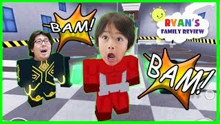 ROBLOX Heroes of Robloxia Lets Play Family Game Night with Ryans Family Review [upl. by Zischke369]