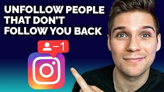 Unfollow people who dont follow you on Instagram 2024 [upl. by Ydok551]