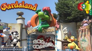 Gardaland Giro Completo Del Parco complete tour of the park [upl. by Salokin848]