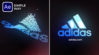 After Effects Tutorial Particles Logo amp Text Animation  Simple Way  No Plugin [upl. by Zalucki]