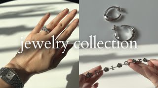 JEWELRY COLLECTION  luxury amp affordable minimal aesthetic  Cartier Chanel Mejuri amp more [upl. by Bertasi133]