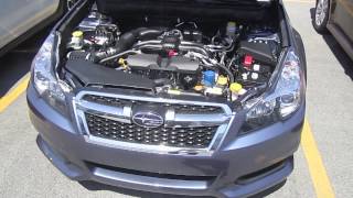 2013 SUBARU LEGACY 25i PREMIUM ENGINE INTERIOR REVIEW [upl. by Mohr]