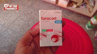 Foracort 200 inhaler how to use ll Asthma and COPD treatment  formoterol and budesonide [upl. by Linell]