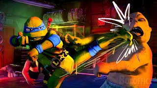 The Ninja Turtles KICK Gangsters in the Face  Teenage Mutant Ninja Turtles Mutant Mayhem  CLIP [upl. by Warfield]