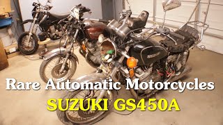 Very Rare 1980s Suzuki GS450a Automatic Motorcycles Will it run Pt1 suzuki willitrun gs450a [upl. by Allyce]