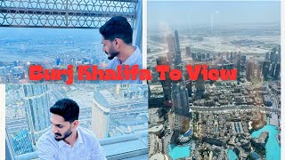 BURJ KHALIFA 125th Floor View TOUR   WORLDS TALLEST TOWER  Zabi Ranjha [upl. by Peale]