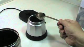 How to use the DeLonghi MKE6 automatic Espresso pot maker [upl. by Miki190]