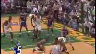 Shawn Kemp Top 10 Dunks [upl. by Nolyarb]