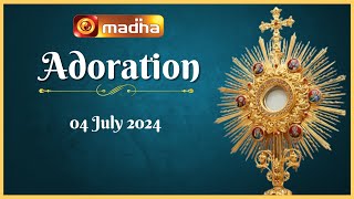 🔴 LIVE 04 July 2024 Adoration 1100 AM  Madha TV [upl. by Baun]