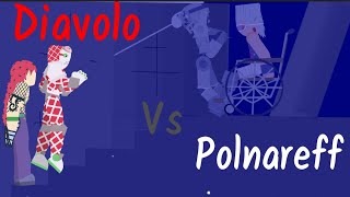 diavolo vs polnareff AT2 [upl. by Yevol689]