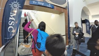 MSC Cruises Embarkation at Port of Miami  What it Was Like 4K [upl. by Bedelia]