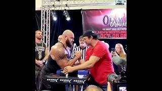 Braun strowman vs  devon larratt😮🔥 arm wrestling 🥊💥💪 armwrestling devonlarratt [upl. by Rutger]