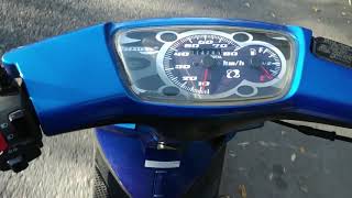 Yamaha BWS 50 MBK Booster 50cc Top Speed Full Stock [upl. by Spence]