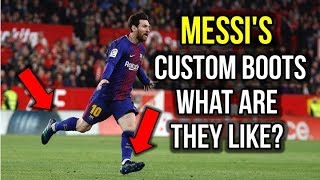 WHATS DIFFERENT ABOUT MESSIS CUSTOM FOOTBALL BOOTS [upl. by Karb]