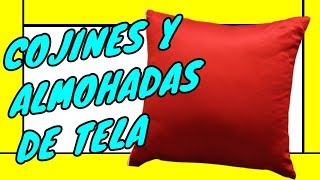 Como hacer Cojines de tela 【 Almohadas con retazos de tela 】 [upl. by Atinoj]