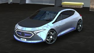 Driving the most 🫰 expensive MercedesBenz Concept EQA In driving school simulator [upl. by Noam]