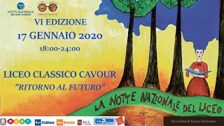 Ritorno al futuro Notte del Liceo Classico 2020 al Cavour I parte [upl. by Heddie]