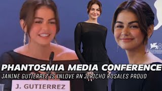 JANINE GUTIERREZ AT PHANTOSMIA MEDIA CONFERENCE IN VENICE WITH TEAM LAV JANINE IS INLOVE [upl. by Lamori371]