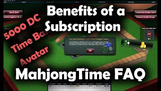 MahjongTime  Subscription Benefits [upl. by Ahsiel]