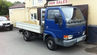 2001 NISSAN CABSTAR E90 SWB DROPSIDE TRUCK REVIEW [upl. by Tsyhtema]