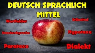 Sprachliche Mittel  Stilistische Figuren  Sprachmittel  Epische Texte analysieren [upl. by Agnola]