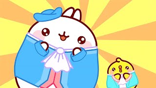 Molang  Funniest Moments ⭐ Best Cartoons for Babies  Super Toons TV [upl. by Hall]