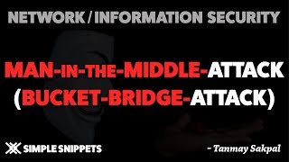 ManintheMiddle AttackBucketBridgeAttack on Diffie Hellman Key Exchange Algorithm with Example [upl. by Laird]