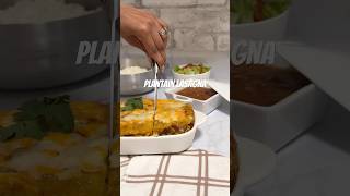 Plantain Lasagna HACK 🔥 puertoricanfood caribbeanfood [upl. by Donalt691]