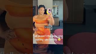 Lizzo Stuns Fans with Thanksgiving Weight Loss Reveal lizzo popculture music [upl. by Noskcaj]