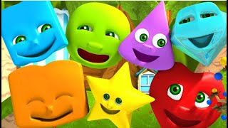 Shapes Song  Colors Song  Childrens Music  Nursery Rhymes amp Kids Songs  Little Treehouse [upl. by Eniarda99]