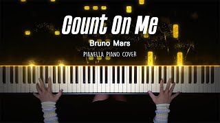 Bruno Mars  Count on Me  Piano Cover by Pianella Piano [upl. by Annai336]