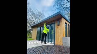 Osmo Oil is perfect for protecting garden room timber [upl. by Anetta]