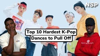 Top 10 Hardest K Pop Dances to Pull Off  Reaction [upl. by Hillyer]