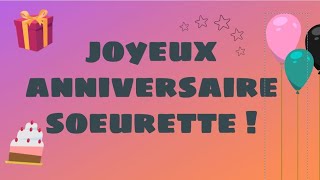 Joyeux anniversaire soeur  Humour [upl. by Eeliab]