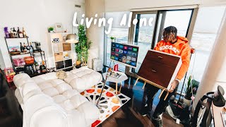 Living Alone In Toronto Organizing My Life amp Settling Into My Apartment [upl. by Elokyn971]