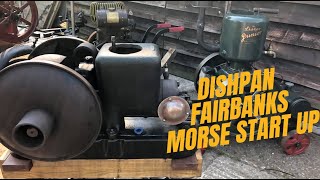 1924 dishpan Fairbanks Morse start up [upl. by Boj]