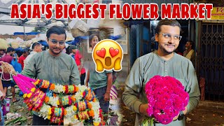 Asias biggest flower market Kolkata  Mullick Ghat flowers kolkata sultansheikhvlog dailyvlog [upl. by Asilram]