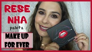 RESENHA PALETA MAKE UP FOR EVER  ARTIST SHADOW 1  Sombras Neutras [upl. by Tammi]