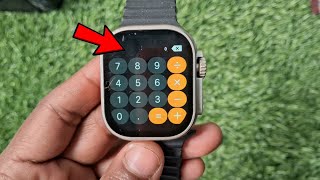 Smart watch me calculator kaise chalaye  how to open calculator in smartwatch [upl. by Koeninger938]