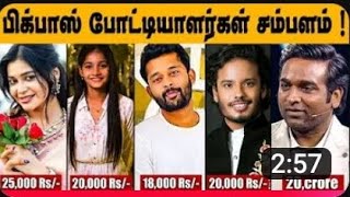 Bigg Boss contestants salary leaked 🤭😉 [upl. by Walke]