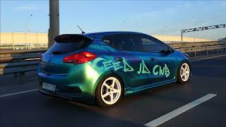 Тюнинг KIA CEED JD CLUB проект Аквамарин  project Aquamarine [upl. by Odericus]