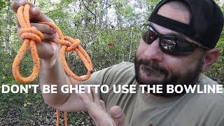 How To Tie The Rescue Bowline  The Most Versatile Knot In The World [upl. by Siraved]